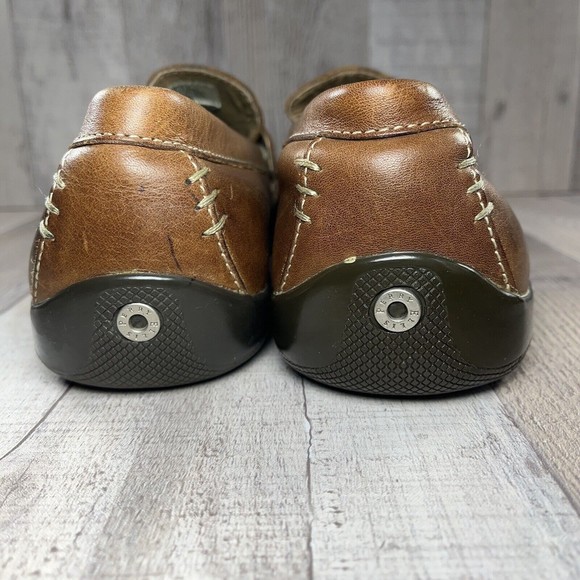 Perry Ellis Portfolio Men's Stanford Loafers Leather Shoes Brown Size 9 PP8509D - Picture 11 of 15